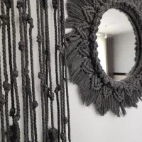 دیوارکوب مکرومه|صنایع دستی و سایر لوازم تزئینی|دهگلان, |دیوار