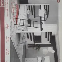 تخت ۲ طبقه جداشونده شرایط اقساطی|تخت و صندلی بچه|قم, پردیسان|دیوار