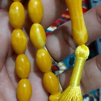 دوعدد تسبیح کهربا اصلی فروشی