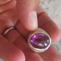 فروش انگشتر یاقوت الکساندر نقره ۹۲۵ رکاب دست ساز|جواهرات|میاندوآب, |دیوار