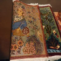 تابلو فرش دست بافت یک متر خیلی قدیمی لیلی مجنون|فرش|تهران, سعادت‌آباد|دیوار