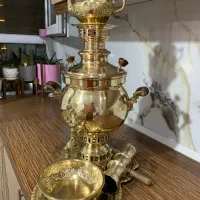 سماور ذغالی برنجی