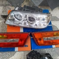 چراغ جلو 405 سمت چپ چراغ خطر عقب کف پوش قالپاق