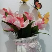 گل با پروانه همه باهم 200 هزار تومان|گل مصنوعی|خرمدره, |دیوار