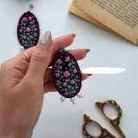 گوشواره های سنتی،دست دوز