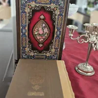 قرآن رحلی نفیس مینیاتور زیبا وپرشگون برای سفره عقد|کتاب و مجله مذهبی|تهران, اختیاریه|دیوار