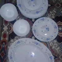 سرویس ظروف گل آبی پارس اپال