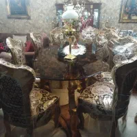 میز نهارخوری ۸نفره چوب گردو سلطنتی|میز و صندلی غذاخوری|تهران, آبشار تهران (دریاچه)|دیوار