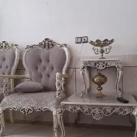 مبل نه نفره سلطنتی همراه میزو دو عسلی در حدنو