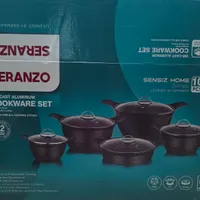 پک10پارچه قابلمه ماهیتابه SERANZ0(Germany license)|ظروف پخت‌وپز|تهران, قلهک|دیوار