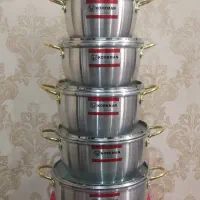 سرویس قابلمه ده پارچه روحی جنس اعلا|ظروف پختوپز|شادگان, |دیوار