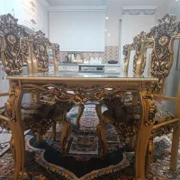 میز نهار خوری چوب راش