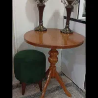 میز شمعدان و پاف
