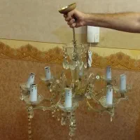 لوستر کریستالی 8 شاخه