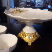 ظروف چینی گل طلایی|ظروف سرو و پذیرایی|رفسنجان, |دیوار