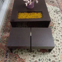 مبل راحتی ۷ نفره|مبلمان خانگی و میز عسلی|میانه, |دیوار