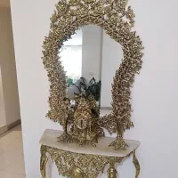آینه و شمعدان در حد نو