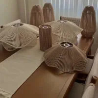 لوستر مکرومه ورافیا