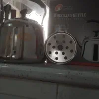 کتری استیل ۳لیتری کاملا نو|قوری، کتری، قهوه‌ساز دستی|حمیدیا, |دیوار