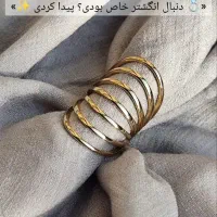 انگشتر استیل و سیاه قلم رنگ ثابت