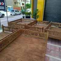 تخت سنتی چوبی|تخت و سرویس خواب|بجنورد, |دیوار