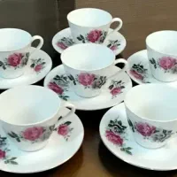 سرویس چایی خوری گلسرخی .سالم در حد نو