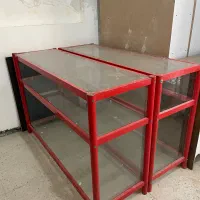 قفسه ام دی اف ، ویترین شیشه ای