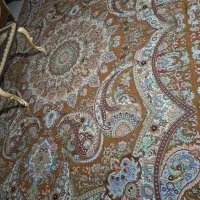 فرش ۱۲ متری بدون ایراد روفرشی دوجفت ست بسیار زیبا|فرش|بندر انزلی, ساحل قو|دیوار