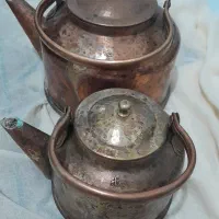 قوری مسی|قوری، کتری، قهوهساز دستی|نیشابور, مازول|دیوار
