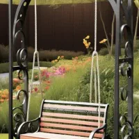 طراحی و ساخت مبلمان باغی ، آلاچیق ، تاب