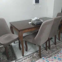 فروش مبل هفت نفره ومیز ناهارخوری شش نفره|مبلمان خانگی و میز عسلی|قائمشهر, |دیوار