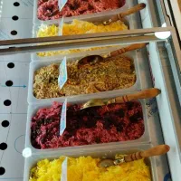 همکار خانم برای شیفت صبح فالوده بستنی