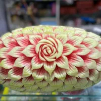 حکاکی هندوانه شب یلدا میوه آرایی یلدایی عروس