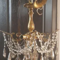 لوستربرنز چهارشاخه|لوستر و چراغ آویز|قم, نوقطار|دیوار