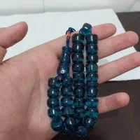 تسبیح سندلوس سبزآبی کسمه. ۳۳ عددی