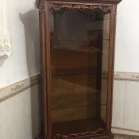 بوفه چوب گردو حکاکی با دست