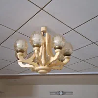 لوستر تمام چوب ۸شاخه