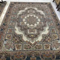 ۲تا فرش ۹متری حوض فیروزه ای ۵۰۰شانه|فرش|گرگان, |دیوار