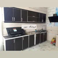 کابینت بدنه فلز درب چوبی  ((فروشگاه کابینت مبین ))