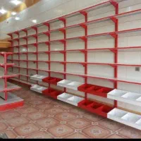 قفسه های محکم دلخواه مشتری وتجهیزات کامل فروشگاهی