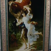 تابلو فرش ابریشم