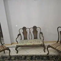 مبلمان تمام چوب گردو|مبلمان خانگی و میز عسلی|اصفهان, شهرستان|دیوار
