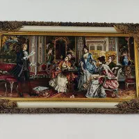 تابلو فرش  و تابلو سه تیکه طلایی