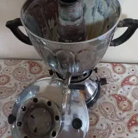 سماورگازی قدیمی ورق ضخیم سالم|سماور، چای‌ساز، قهوه‌ساز|پرند, فاز ۵|دیوار