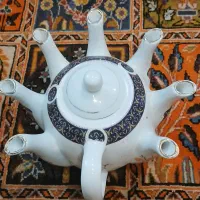 قوری هفت دهنه قدیمی  بسیار زیبا