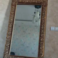 آینه شمعدون شیک طلایی|بوفه، ویترین، کنسول|گلبهار, شهر جدید گلبهار|دیوار