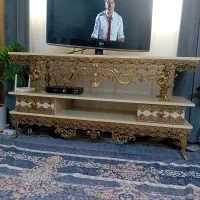 میزتلوزیون برنزه