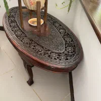 میز عسلی منبت کاری کار دست هنرمندان پاکستانی