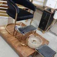 ست پدیکور ساده آبشاری چتری صدفی شاه نشین وو