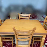 میز ناهار خوری ۴‌نفره|میز و صندلی غذاخوری|شیراز, شهرک گلستان|دیوار